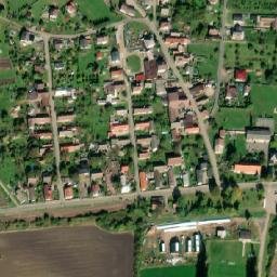 Satellite imagery of [Žerčice] church t., CZ