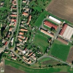 Satellite imagery of [Žerčice] church t., CZ
