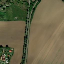 Satellite imagery of [Dětěnice - Osenice] brickyard chimney, CZ