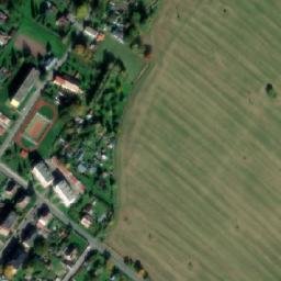 Satellite imagery of [Vidnava] church t., CZ
