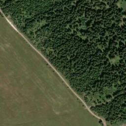Satellite imagery of [Přebuz] church t., CZ