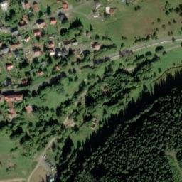 Satellite imagery of [Abertamy] church t., CZ