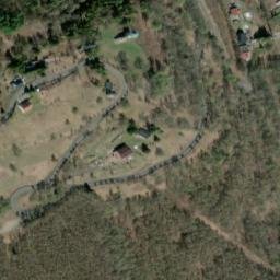 Satellite imagery of Prachárna [Jáchymov] historical t., CZ