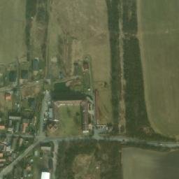 Satellite imagery of [Dobrovice-Sýčina] church t., CZ