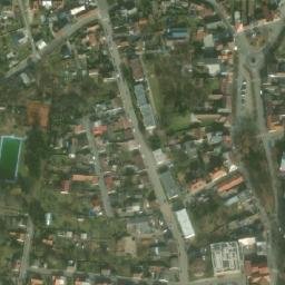 Satellite imagery of [Dobrovice] town hall t., CZ