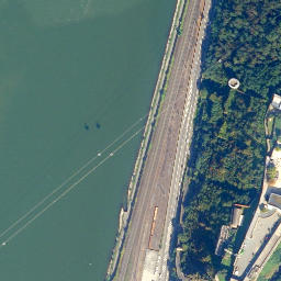 Satellite imagery of Ehrenbreitstein Fortress, DE