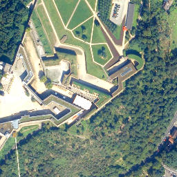 Satellite imagery of Ehrenbreitstein Fortress, DE