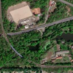 Satellite imagery of [Postoloprty] church t., CZ