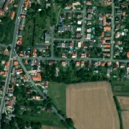 Satellite imagery of [Bezno] water t., CZ