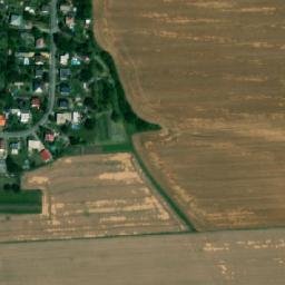 Satellite imagery of [Bezno] church t., CZ
