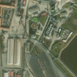 Satellite imagery of [Dobrovice] town hall t., CZ