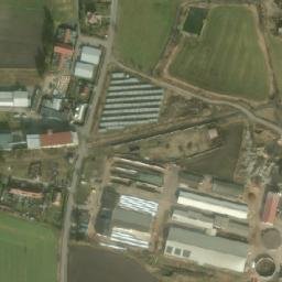 Satellite imagery of [Semčice] church t., CZ