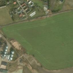 Satellite imagery of [Semčice] church t., CZ