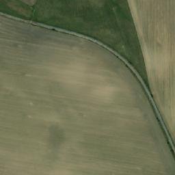 Satellite imagery of [Libáň] cemetery church t., CZ