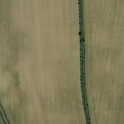 Satellite imagery of [Libáň] cemetery church t., CZ