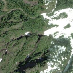 Satellite imagery of Karmutzen Mountain, CA