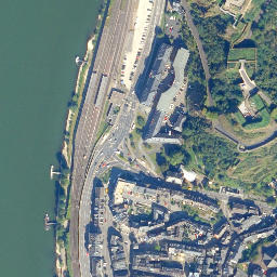 Satellite imagery of Ehrenbreitstein Fortress, DE