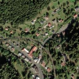 Satellite imagery of [Nové Hamry] church t., CZ