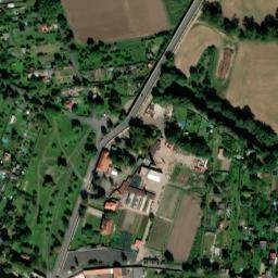 Satellite imagery of [Louny] st.Nicholas church t., CZ