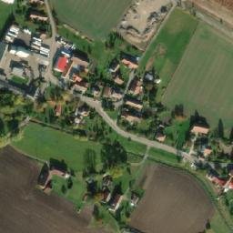 Satellite imagery of [Chomutice] church t., CZ