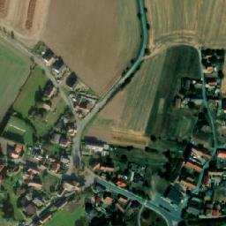 Satellite imagery of [Chomutice] church t., CZ