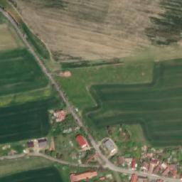 Satellite imagery of [Velký Vřešťov] former burg, CZ