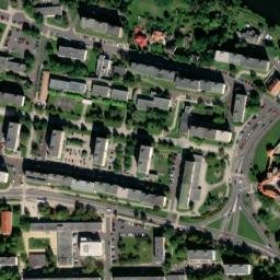 Satellite imagery of [Louny] st.Nicholas church t., CZ