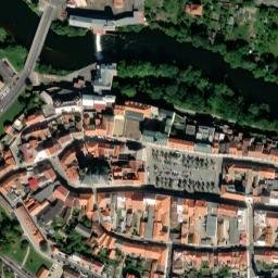 Satellite imagery of [Louny] st.Nicholas church t., CZ