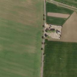 Satellite imagery of [Martiněves-Charvatce] church t., CZ