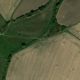 Satellite imagery of [Libáň - Psinice] church t., CZ