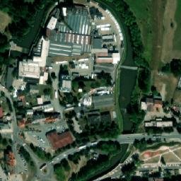 Satellite imagery of [Jaroměř] factory chimney, CZ