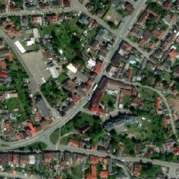Satellite imagery of [Jaroměř] factory chimney, CZ