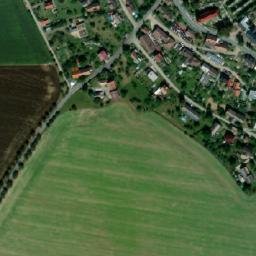 Satellite imagery of [Velká Jesenice] church t., CZ