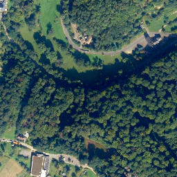 Satellite imagery of cairn, FR