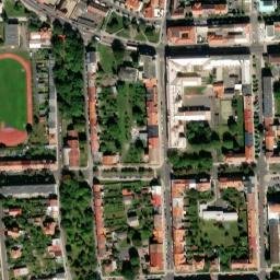 Satellite imagery of [Louny] st.Nicholas church t., CZ