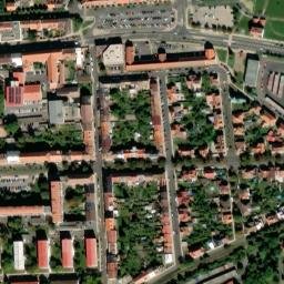 Satellite imagery of [Louny] st.Nicholas church t., CZ