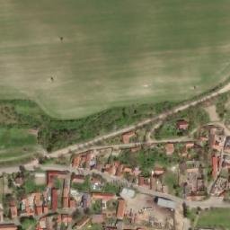 Satellite imagery of [Mšené-lázně-Ředhošť] church t., CZ