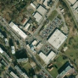 Satellite imagery of [Mělník] evangelic church t., CZ