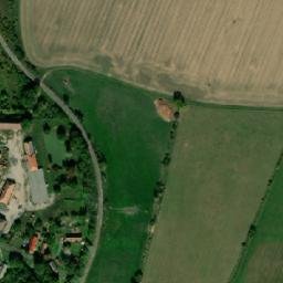 Satellite imagery of [Libáň - Psinice] church t., CZ