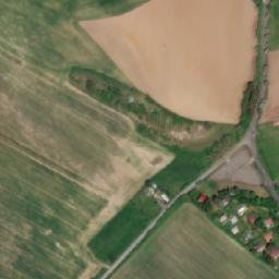 Satellite imagery of [Velký Vřešťov] former burg, CZ