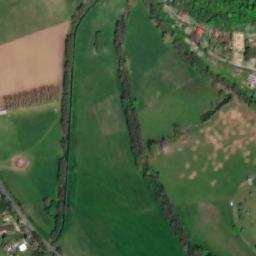 Satellite imagery of [Velký Vřešťov] former burg, CZ