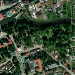 Satellite imagery of [Jaroměř] factory chimney, CZ