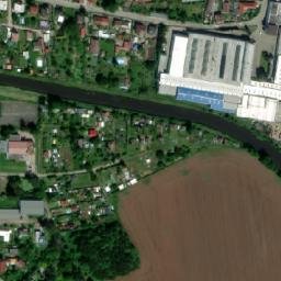 Satellite imagery of [Jaroměř] factory chimney, CZ