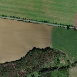 Satellite imagery of [Velká Jesenice] church t., CZ