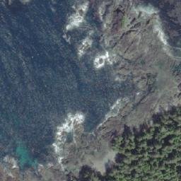 Satellite imagery of Kwakiutl Point, CA