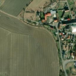 Satellite imagery of [Staňkovice u Žatce] church t., CZ