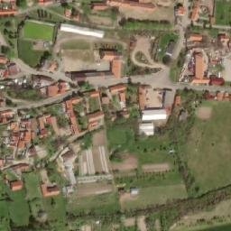Satellite imagery of [Mšené-lázně-Ředhošť] church t., CZ