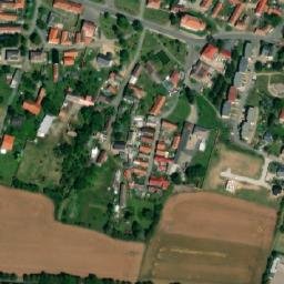 Satellite imagery of [Mělnické Vtelno] church t., CZ