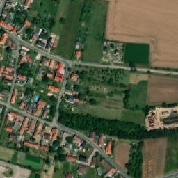 Satellite imagery of [Mělnické Vtelno] church t., CZ