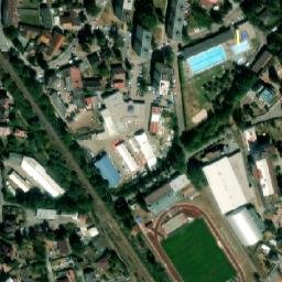 Satellite imagery of [Jaroměř] factory chimney, CZ